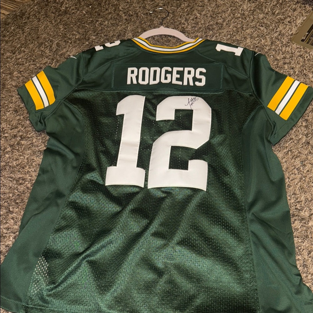 Green and Yellow Football Jersey